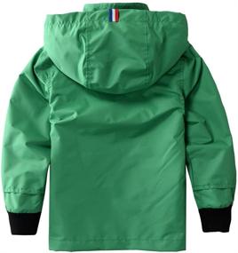 img 3 attached to 🧥 Outdoor Windbreaker Hooded Raincoat Boys' Clothing M2C