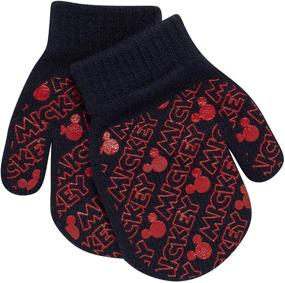 img 1 attached to 🧤 Disney Boys 4 Pack Mitten or Glove: Mickey Mouse & Cars Lightning McQueen - Ideal for Toddler & Little Boys