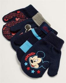 img 3 attached to 🧤 Disney Boys 4 Pack Mitten or Glove: Mickey Mouse & Cars Lightning McQueen - Ideal for Toddler & Little Boys