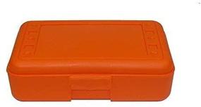 img 1 attached to MotivationUSA PENCIL BOX ORANGE