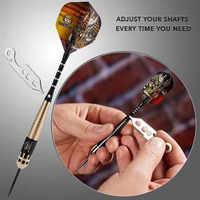 img 1 attached to Whimlets Steel Tip Darts Set: Professional Metal Tip with Accessories - Perfect for Man Caves and Bars