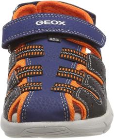 img 3 attached to Geox Sandal Flexyper Closed Orange Boys' Shoes and Sandals