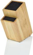 kapoosh batonnet knife block woodgrain logo