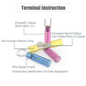 img 1 attached to 🔌 810 штук термоусадочных электрических соединителей