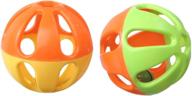 🐦 pack of 4 super bird creations birdie balls toy for birds, 3-inch logo