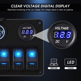 img 1 attached to MKING Digital Display Voltmeter Cigarette Replacement Parts