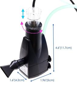 img 2 attached to 🐠 Advanced ISTA Co2 Reactor & Planted Aquarium Surface Film Skimmer - Ultimate Surfclear Fish Tank Filter