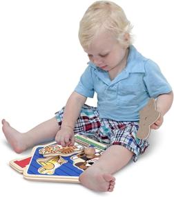 img 3 attached to Jumbo Wooden 🧩 Puzzle by Melissa & Doug
