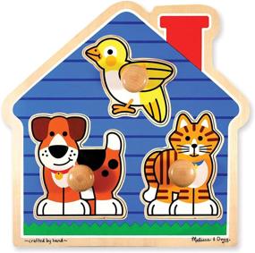 img 4 attached to Jumbo Wooden 🧩 Puzzle by Melissa & Doug