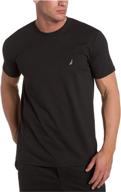 nautica sueded jersey sleeve anthracite men's clothing logo