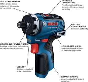 img 3 attached to Bosch GSR12V 300HXN Brushless Dual Speed Screwdriver