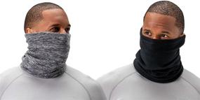 img 4 attached to DEVOPS Charcoal Men's Accessories: Thermal Protection and Windproof Features