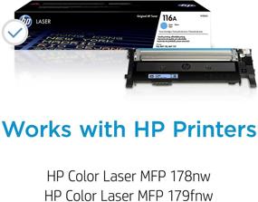 img 3 attached to 🔵 HP 116A Cyan Toner Cartridge for W2061A