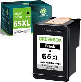 img 4 attached to GREENBOX Remanufactured HP 65 XL 65XL Ink Cartridge Replacement for Envy 5055 5052 5058 DeskJet 🖨 3755 2655 3720 3722 3723 3730 3721 3732 3752 3758 2652 2624 2622 Printer Tray - 1 Black