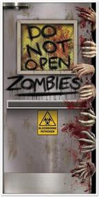 img 2 attached to 🧟 Beistle Multicolor Zombies Door Cover - Enhanced for SEO