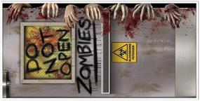 img 1 attached to 🧟 Beistle Multicolor Zombies Door Cover - Enhanced for SEO