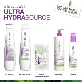 img 1 attached to BIOLAGE Ultra Hydrasource Conditioning Balm: Anti-Frizz Deep Conditioner for Very Dry Hair, Silicone-Free, Vegan - Renewing Hair Moisture