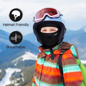 img 3 attached to 🧑 ILM Youth Size Full Face Mask Balaclava for Cycling Ski Skateboard Dirtbike...