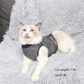 img 3 attached to 🐱 CalmCat Thunder Jacket - Anxiety Relief Shirt for Cats, Calming Vests for Cats, Stress Relief Coat for Cats, Thunder Vest for Fireworks, Travel & Vet Visits, Separation