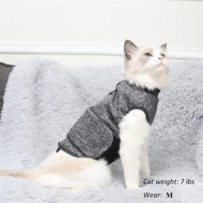 img 1 attached to 🐱 CalmCat Thunder Jacket - Anxiety Relief Shirt for Cats, Calming Vests for Cats, Stress Relief Coat for Cats, Thunder Vest for Fireworks, Travel & Vet Visits, Separation