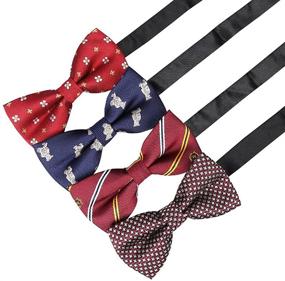 img 2 attached to 🎀 Versatile Pre-Tied Sophisticated Assorted Shades