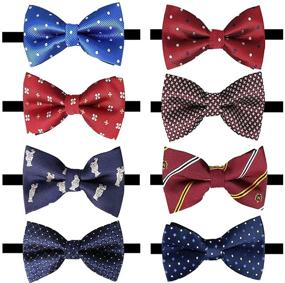 img 4 attached to 🎀 Versatile Pre-Tied Sophisticated Assorted Shades