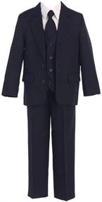 img 1 attached to COLE Boys Shirt 5 Piece Husky Boys' Clothing for Suits & Sport Coats