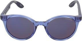 img 3 attached to Carrera Wayfarer Sunglasses Azure Mirror