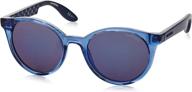 carrera wayfarer sunglasses azure mirror logo