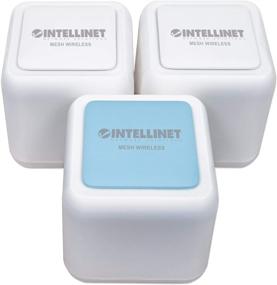 img 3 attached to 🔌 High-Performance Intellinet Network Solutions Mesh Wireless Internet Kit - 1 Router & 2 Extenders - Expansive Coverage up to 4,500 Sq.Ft. with Dual-Band 2.4 & 5GHz Frequencies - Enjoy Touch & Connect Internet Access and Optional Guest Network