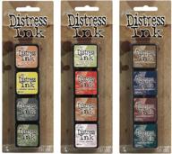 🎨 tim holtz distress mini ink pad kits - ranger bundle #10, #11, and #12 logo