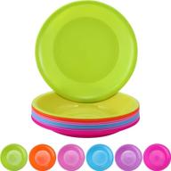 🍽️ vibrant plastic microwave & dishwasher safe plates логотип