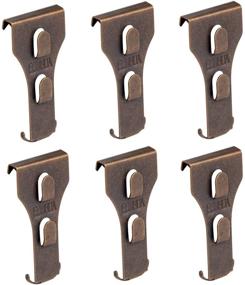 img 4 attached to 🧱 EONHUA Brick Hook Clips for Easy Hanging - Steel Hooks for Brick Walls, Ideal for Lights, Wreaths, Pictures - 6PCS (Fits Brick 2 1/4 to 2 3/8)