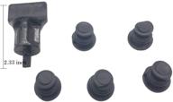 🔧 convenient 5-pack oil drain plugs with time-saving removal tool logo