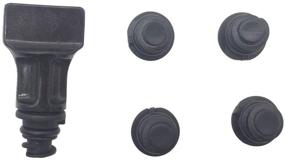 img 1 attached to 🔧 Convenient 5-Pack Oil Drain Plugs with Time-saving Removal Tool