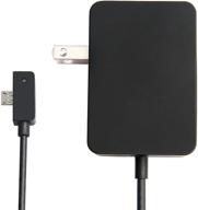 surface 3 charger: high-quality 5.2v/2.5a 13w ac adapter for microsoft windows surface 3 tablet (models 1623, 1624, 1645) - reliable power supply logo