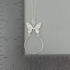 img 1 attached to FashionJunkie4Life Sterling Butterfly Necklace Favorite