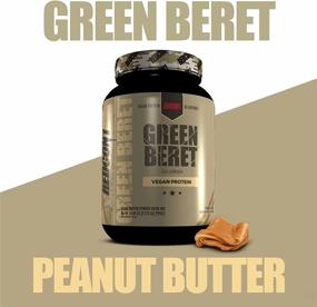 img 2 attached to 🌱 Redcon1 Vegan Protein - Green Beret - Zero Artificial Flavors, 20g Protein, No Added Sugar