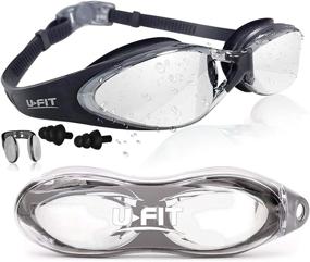 img 4 attached to 🏊 U-FIT No Leak Swim Goggles - Anti Fog, Quick Adjust, Ideal for Adults, Men, Women & Youth