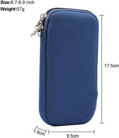 img 2 attached to Neoprene Elastic Shockproof Necklace Crossbody