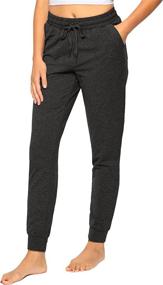 img 4 attached to 🏋️ Lightweight Yoga Joggers for Women: Stelle Athletic Sweatpants with Pockets - 28 Inch