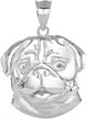 dazzling sterling silver charm pendant logo