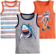 boys' frogwill dinosaur print toddler undershirt - ideal underwear for kids' clothing logo