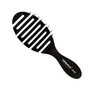 wet brush massage curling detangling （black） logo