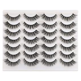 img 4 attached to Новые ресницы Newcally False Eyelashes Natural