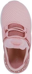 img 1 attached to π Nautica Girls' Bungee Running Shoes - Athletic Sneakers