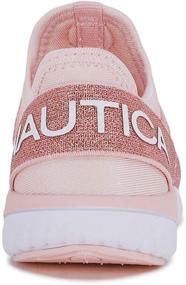 img 2 attached to π Nautica Girls' Bungee Running Shoes - Athletic Sneakers