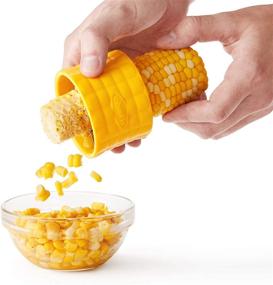 img 3 attached to 🌽 Effortlessly Strip Corn with Chef'n Cob Corn Stripper (Yellow)