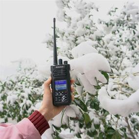 img 2 attached to 📻 Ailunce HD1 Водонепроницаемые радиостанции IP67 DMR для любительского использования - Цифровые рации с GPS, UHF VHF, 3000 каналами, 200000 контактами, аккумулятором на 3200 мАч и функцией FM (1 упаковка)