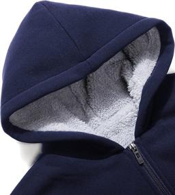 img 1 attached to SWISSWELL Boys' Sleeve Fleece Sweatshirt Hoodie - Jackets & Coats Collection